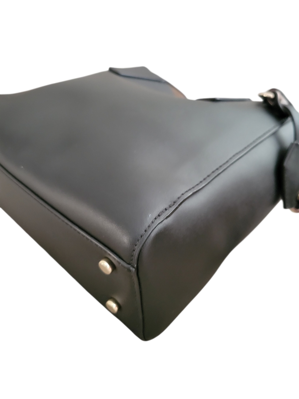 Kate Spade Black Leather Top-Handle Crossbody Tote - Picture 3 of 16